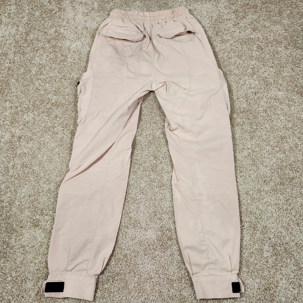 8&9 MFG Combat Nylon Joggers Rose Cargo Pants Zip Pockets Flawed - Picture 11 of 11
